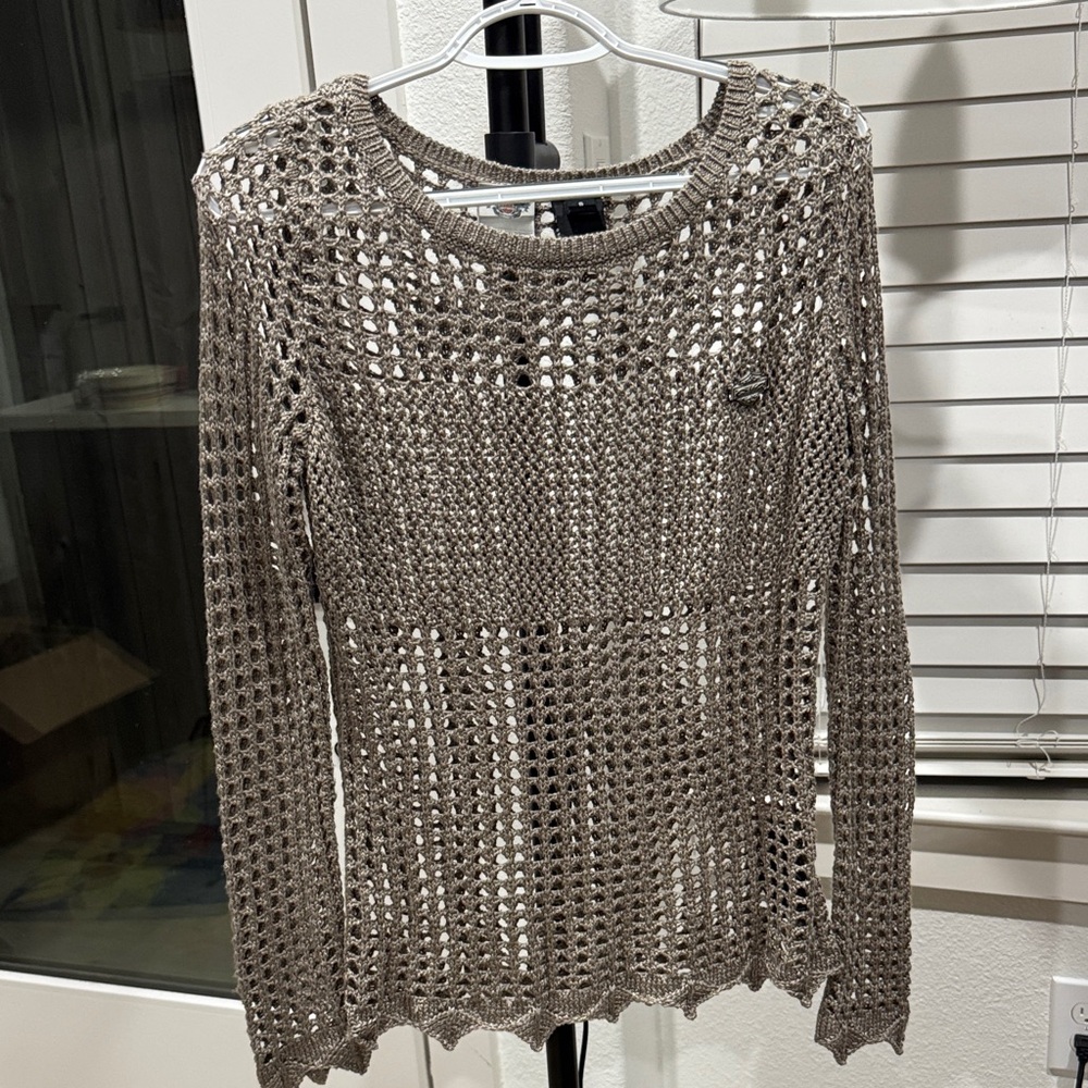 Harley-Davidson Brown Knit Sweater